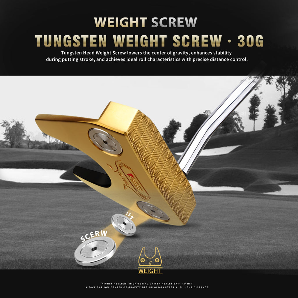CNC-Milled Low-CG Golf Putter with Alignment Line & Oversized Grip Q186551