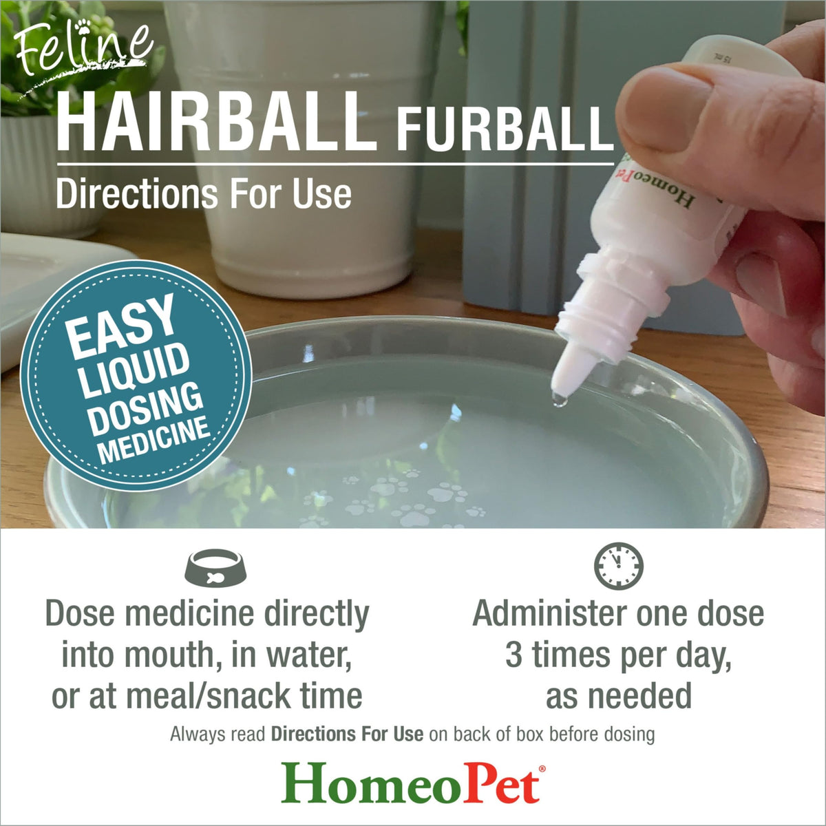 Feline Hairball Supplement 15 Milliliters F124662