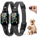 2 Pack Rechargeable Dog Bark Collar with Beep Vibration U563