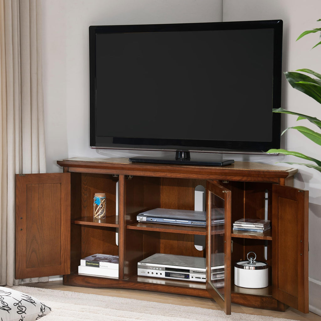 Mission Oak Corner TV Stand G85737
