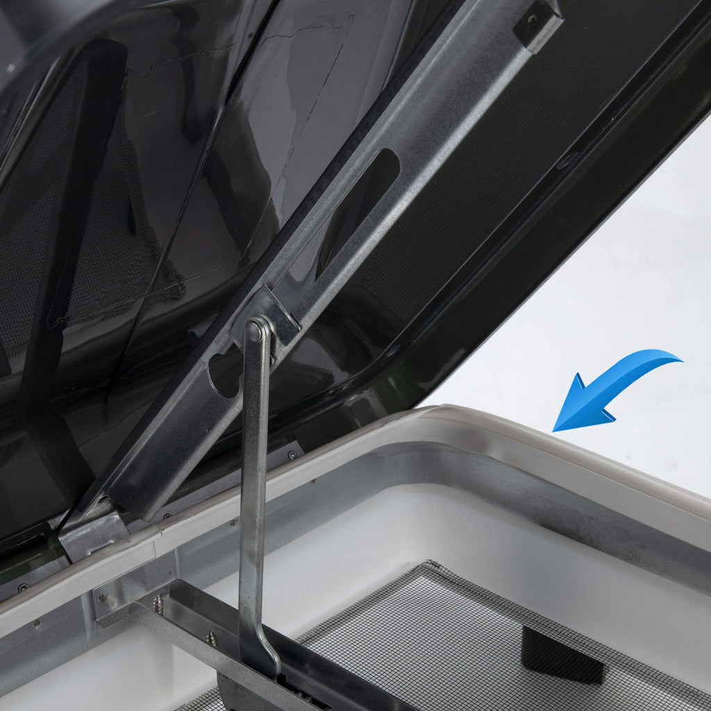 White Vinyl RV Roof Vent Seal 1 Pack Y144537