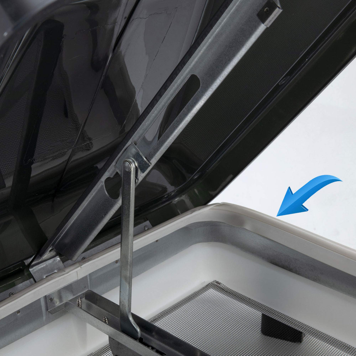 White Vinyl RV Roof Vent Seal 1 Pack Y144537