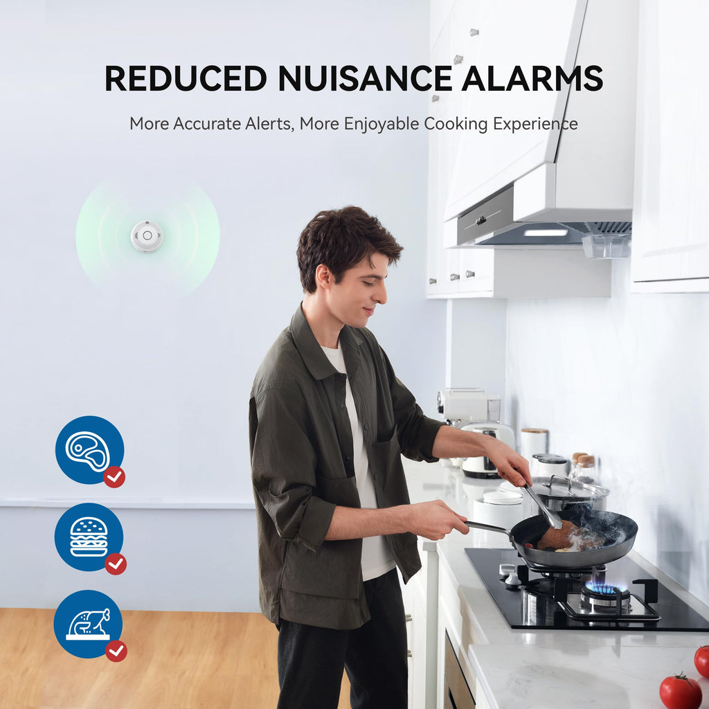 Smoke and Carbon Monoxide Detector 10-Year Battery 1 Pack O725