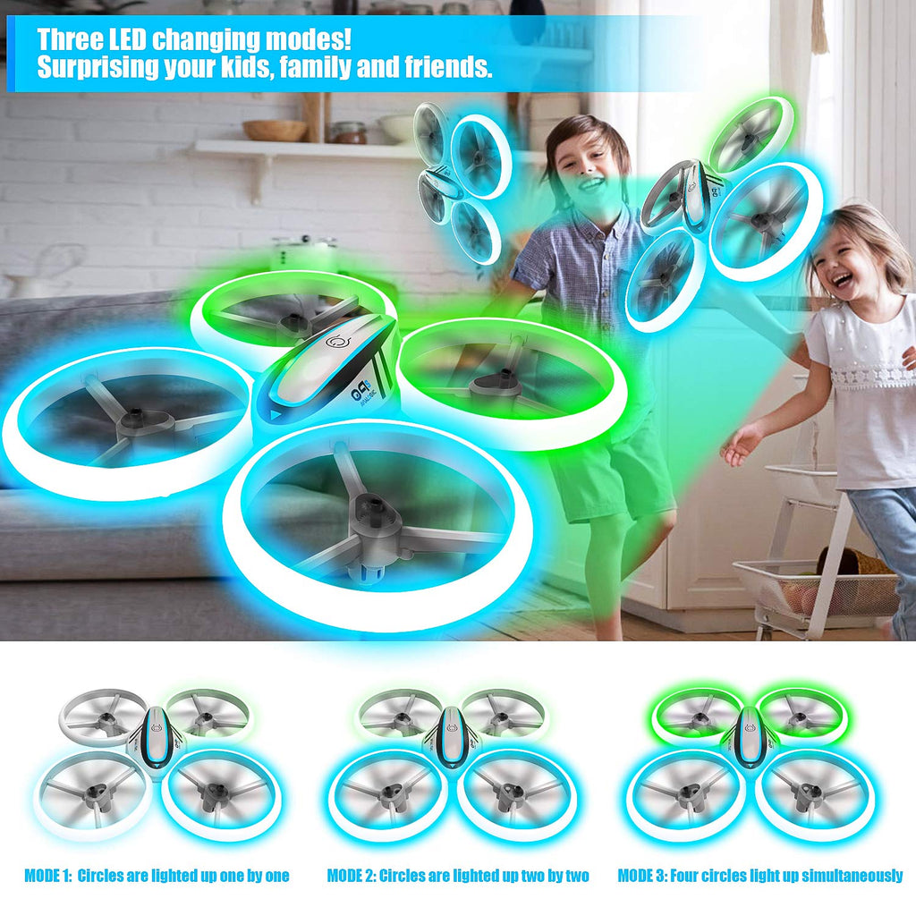 RC Drone with Altitude Hold and Headless Mode, 2 Batteries and Remote Control Y896114