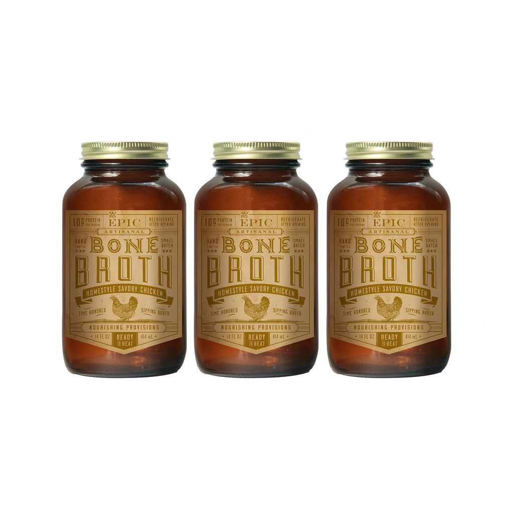 Homestyle Savory Chicken Bone Broth 14 oz. 3 Pack C302