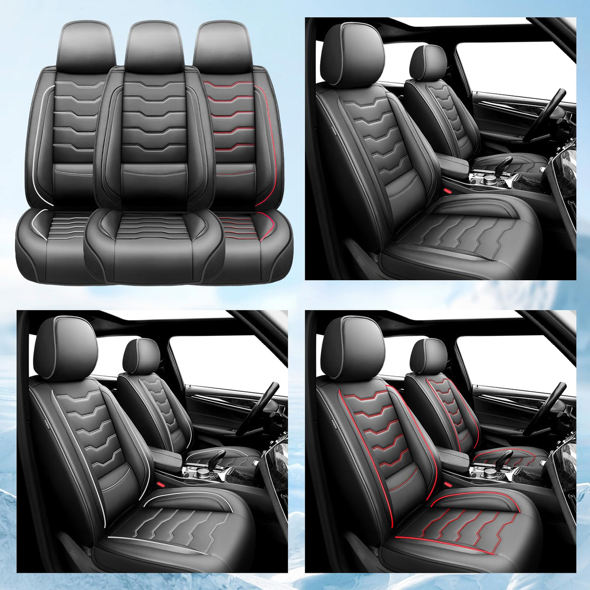 Black Car Seat Covers X405091