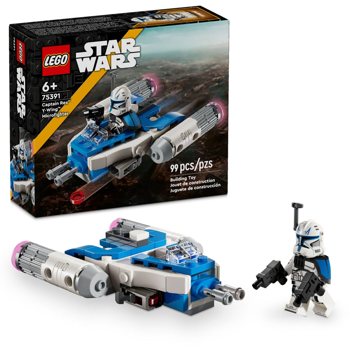 Star Wars Y-Wing Microfighter Building Set with Minifigure Y924