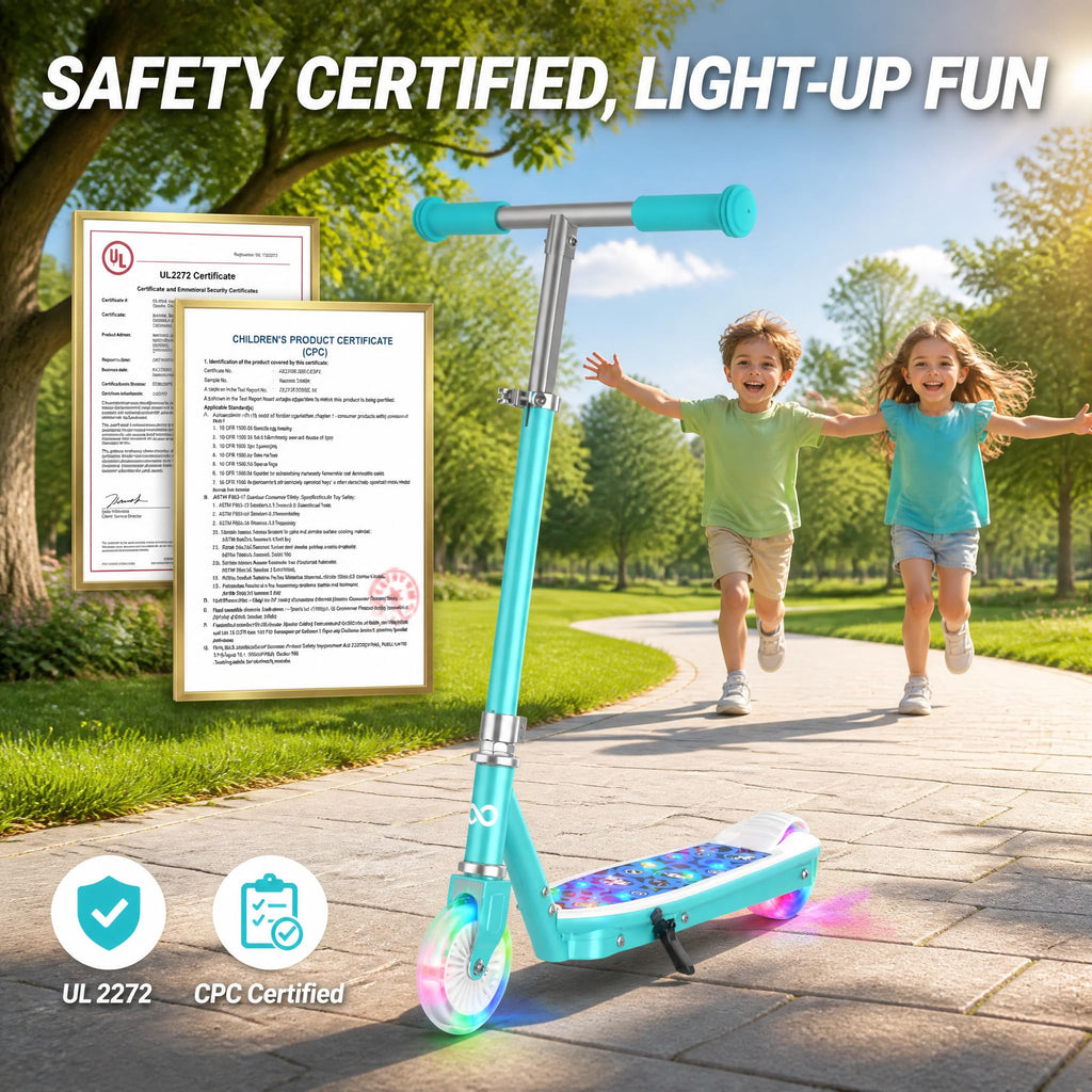 Electric Scooter for Kids, 5 MPH, LED Light-Up Wheels, Ages 3-8 L47285