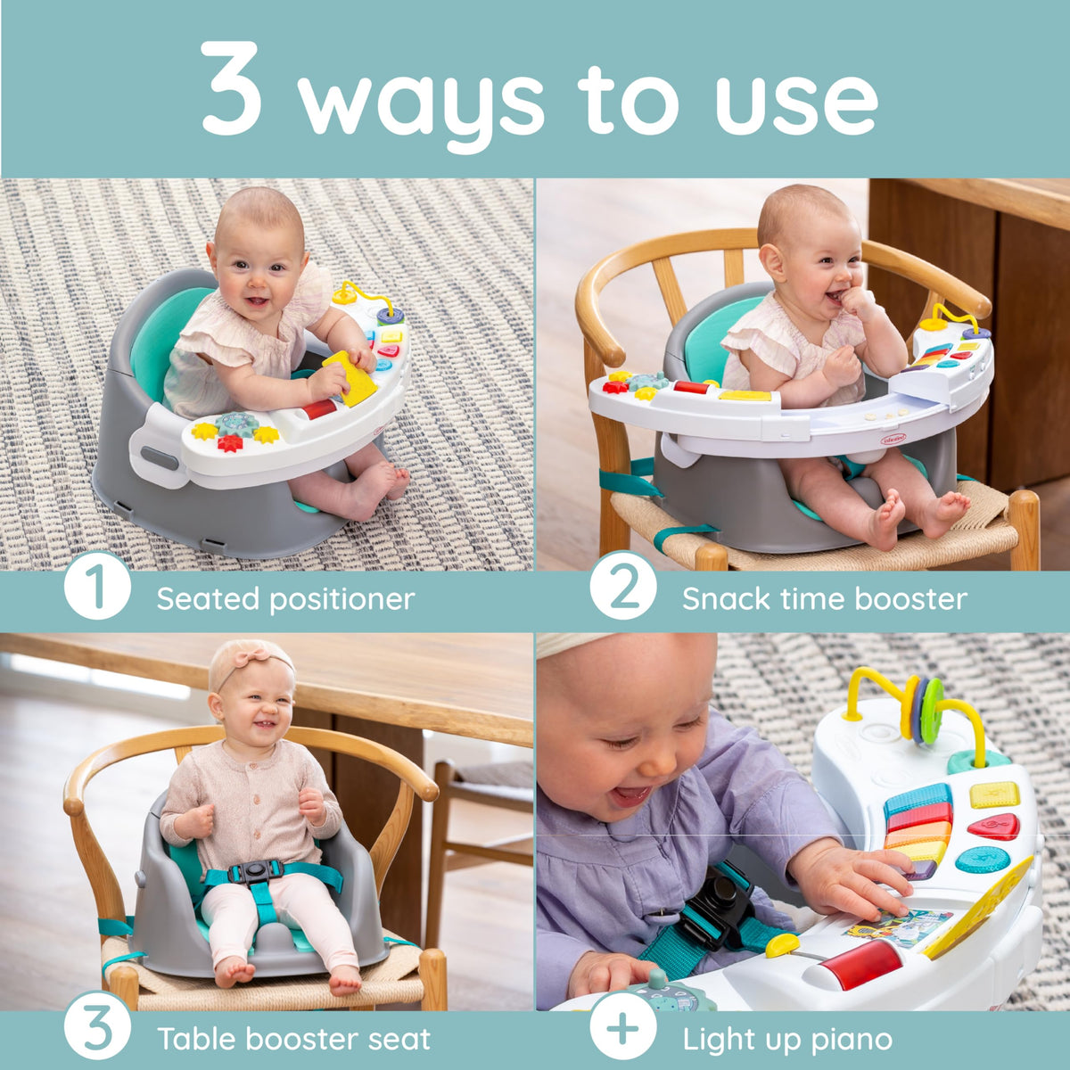 3-in-1 Discovery Seat & Booster, Teal V28235