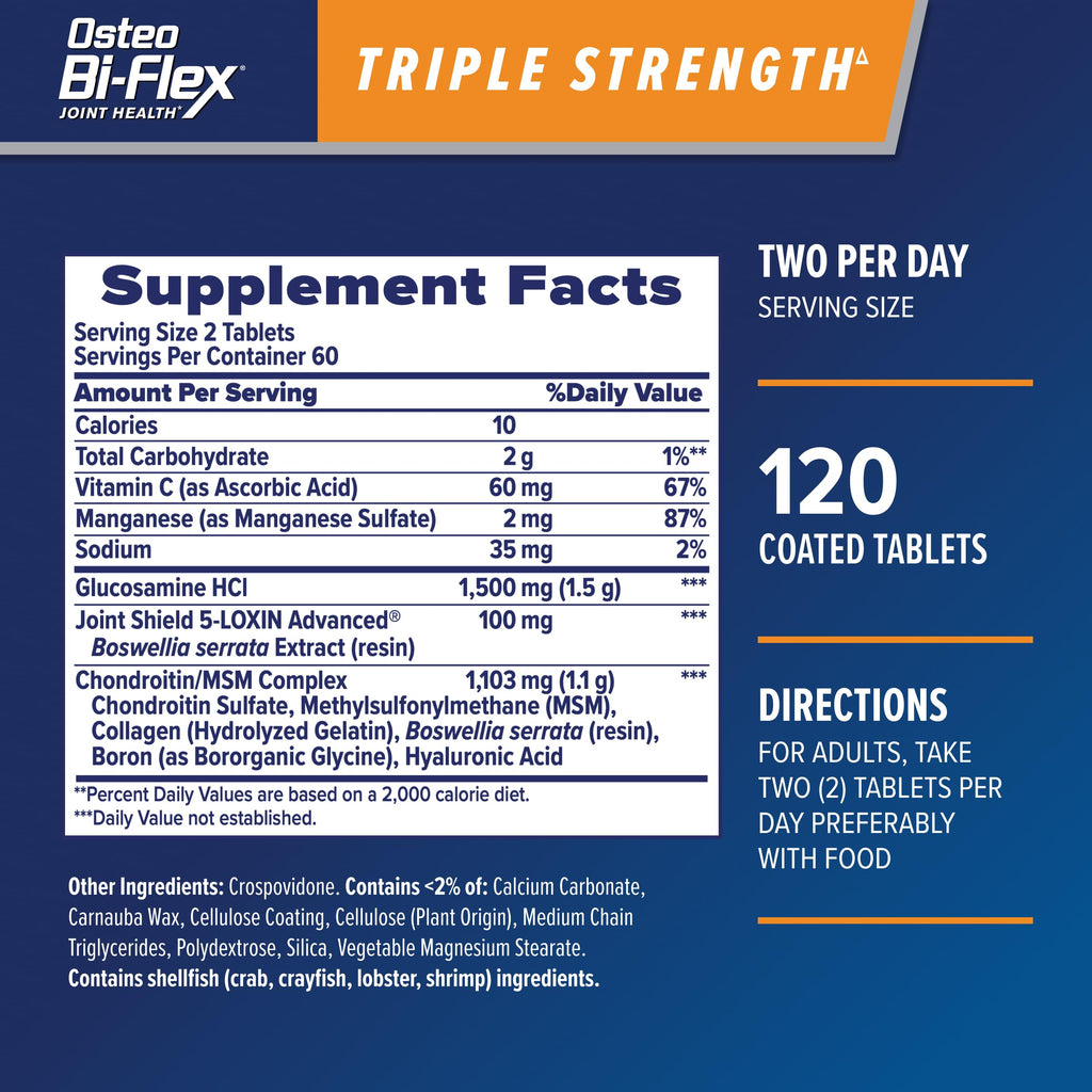 Glucosamine Chondroitin Supplement, 120 Count P9045