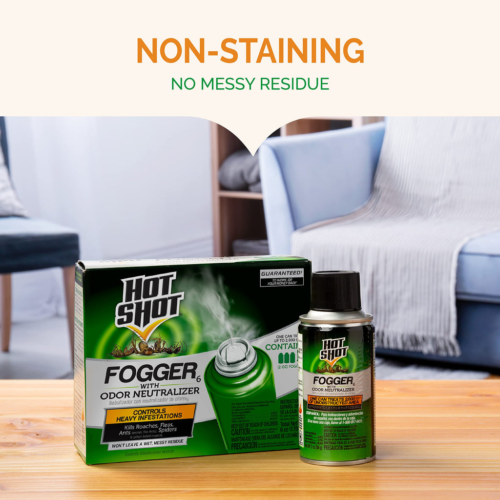 Fogger with Odor Neutralizer 6 Count 2 Ounce Cans 2 Pack Z18518