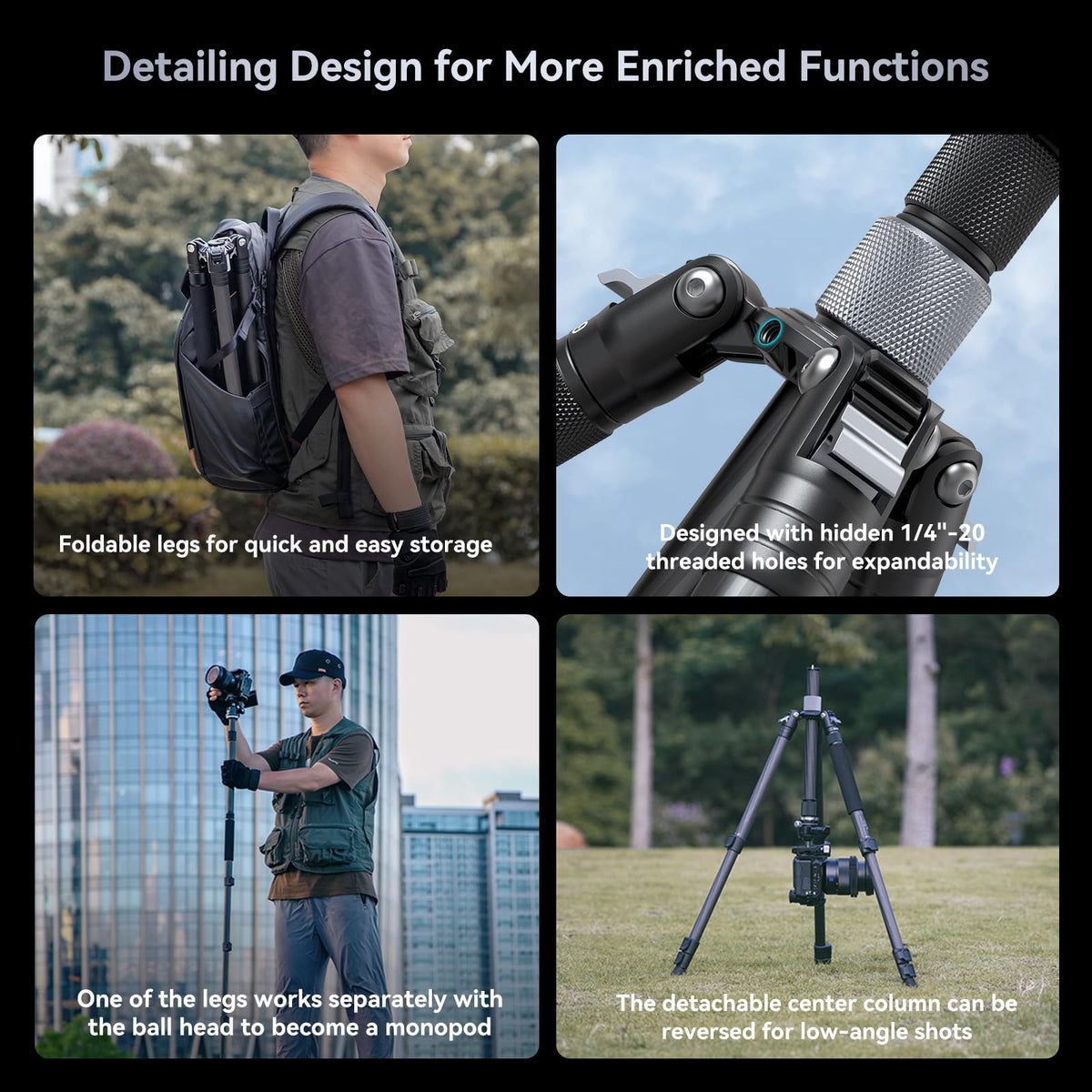 Carbon Fiber Camera Ball Head Tripod R677309