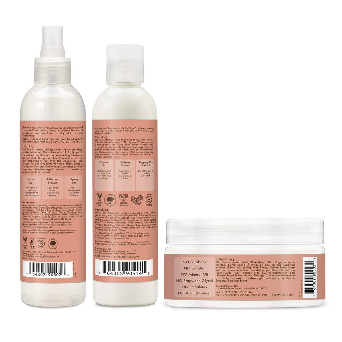 Kids Curl Care 3-Piece Set L7344
