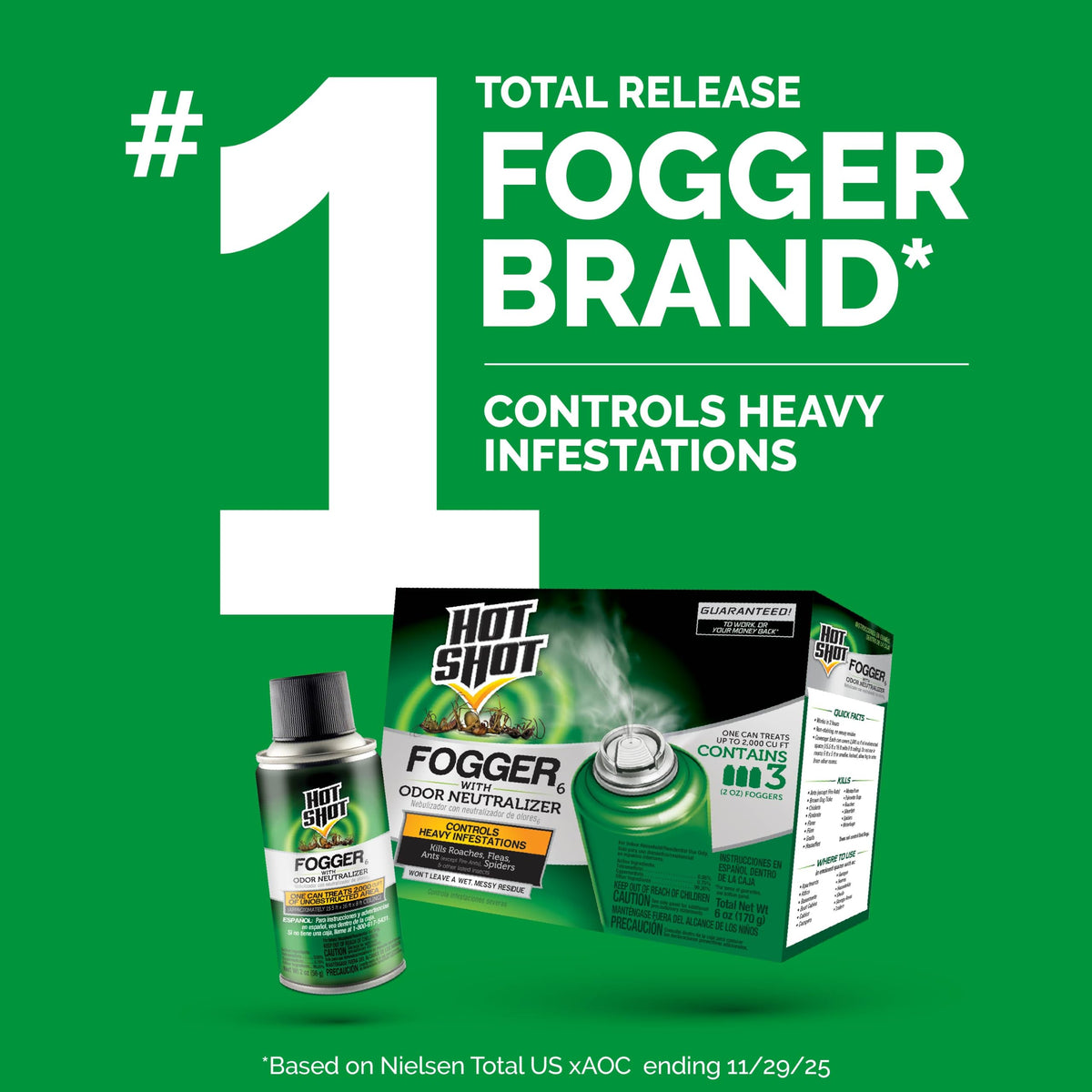 Fogger with Odor Neutralizer 6 Count 2 Ounce Cans 2 Pack Z18518