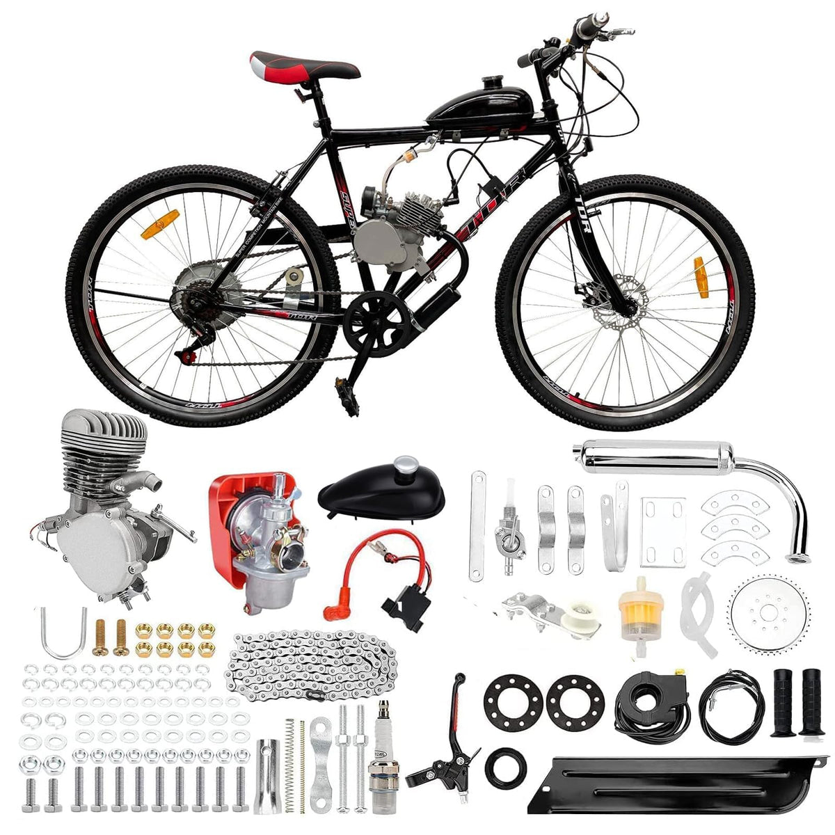 2 Stroke Petrol Bicycle Engine Kit 36 Tooth Sprocket J6413