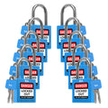 10 Blue Keyed Alike Locks G750
