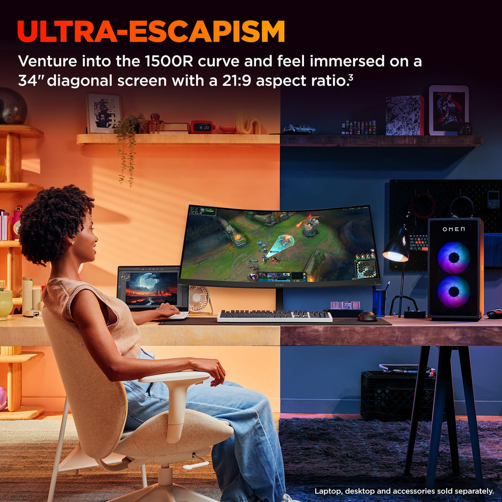 34 inch WQHD 180Hz Curved Gaming Monitor U113