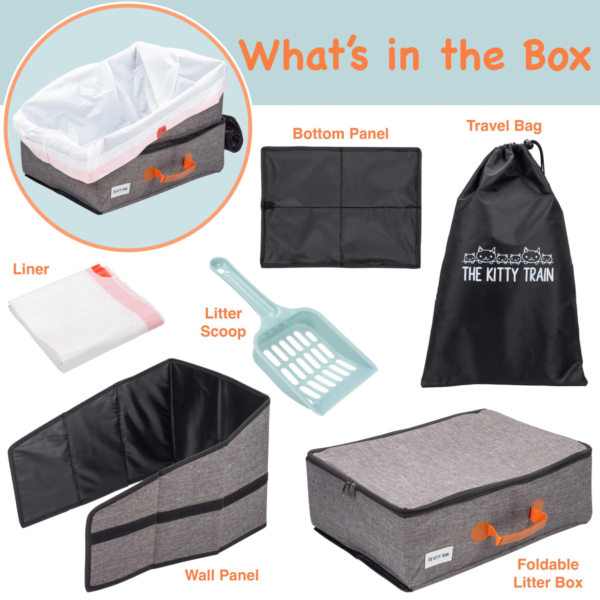 Travel Litter Box for Cats C994