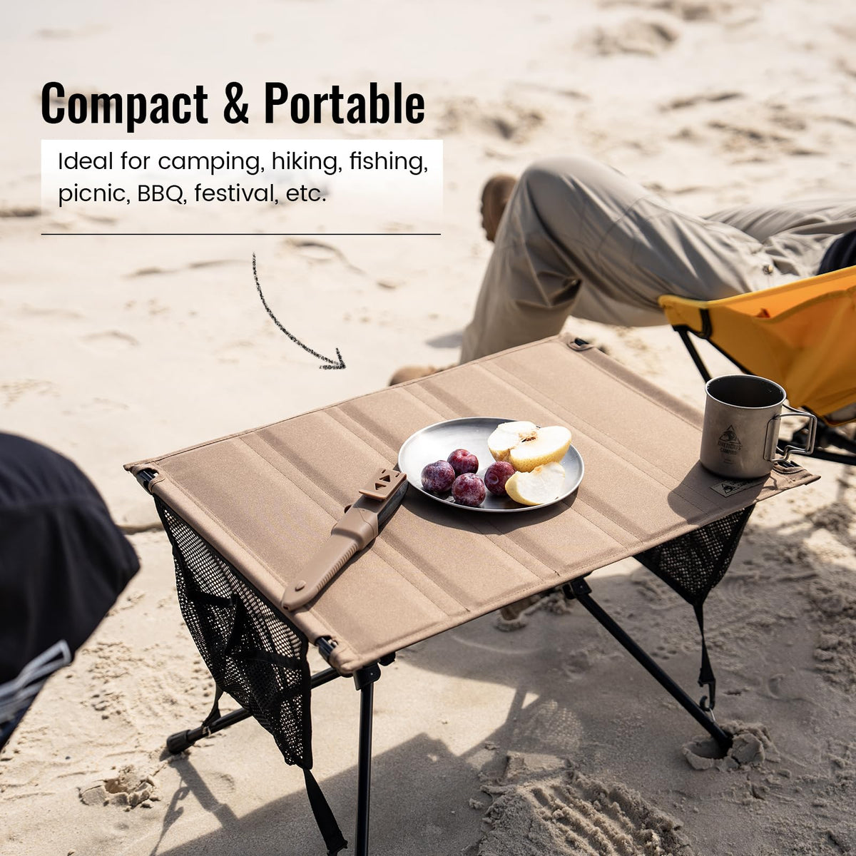 Ultralight Foldable Camping Table 2.4 lbs Y272050