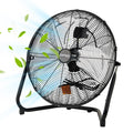 20" High Velocity Floor Fan, 4800 CFM Heavy Duty Industrial Metal Fan with 3 Speeds Y21826