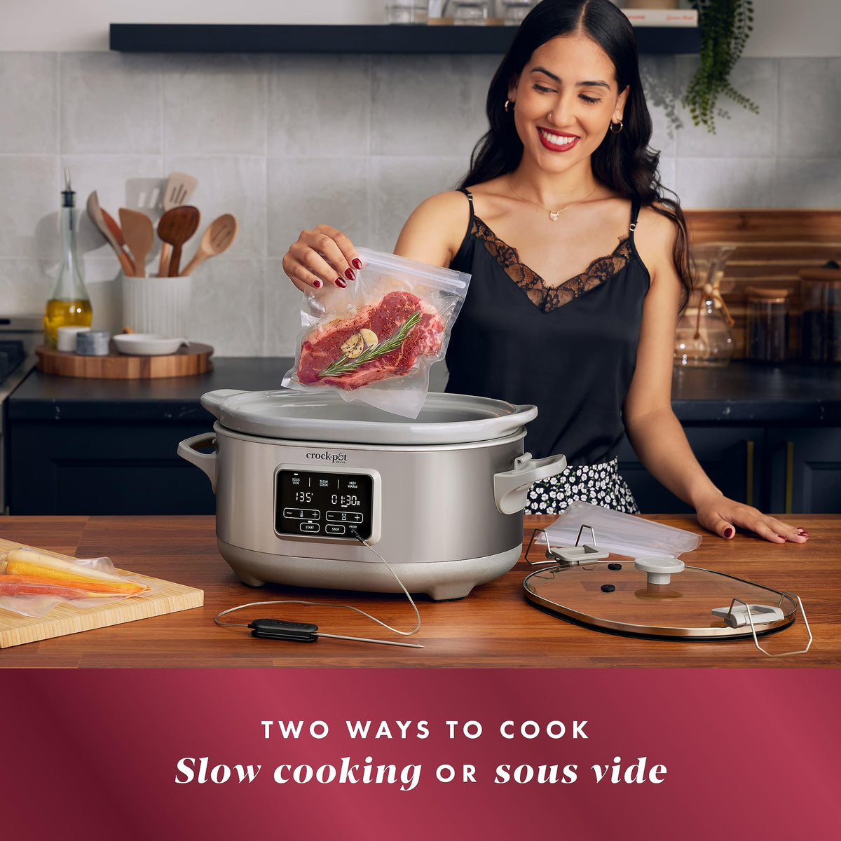 7-Quart Slow Cooker with Sous Vide Function K29658