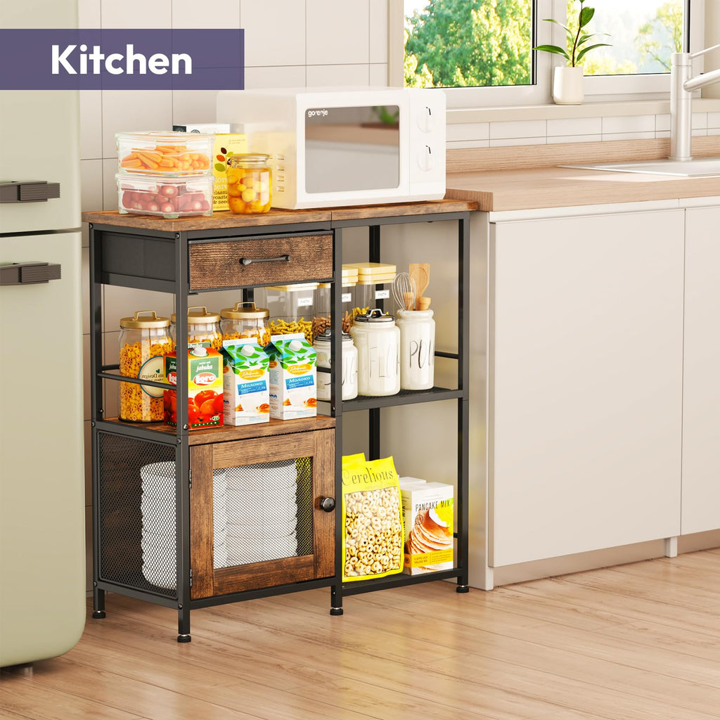 Coffee Bar Cabinet with Drawers F1190