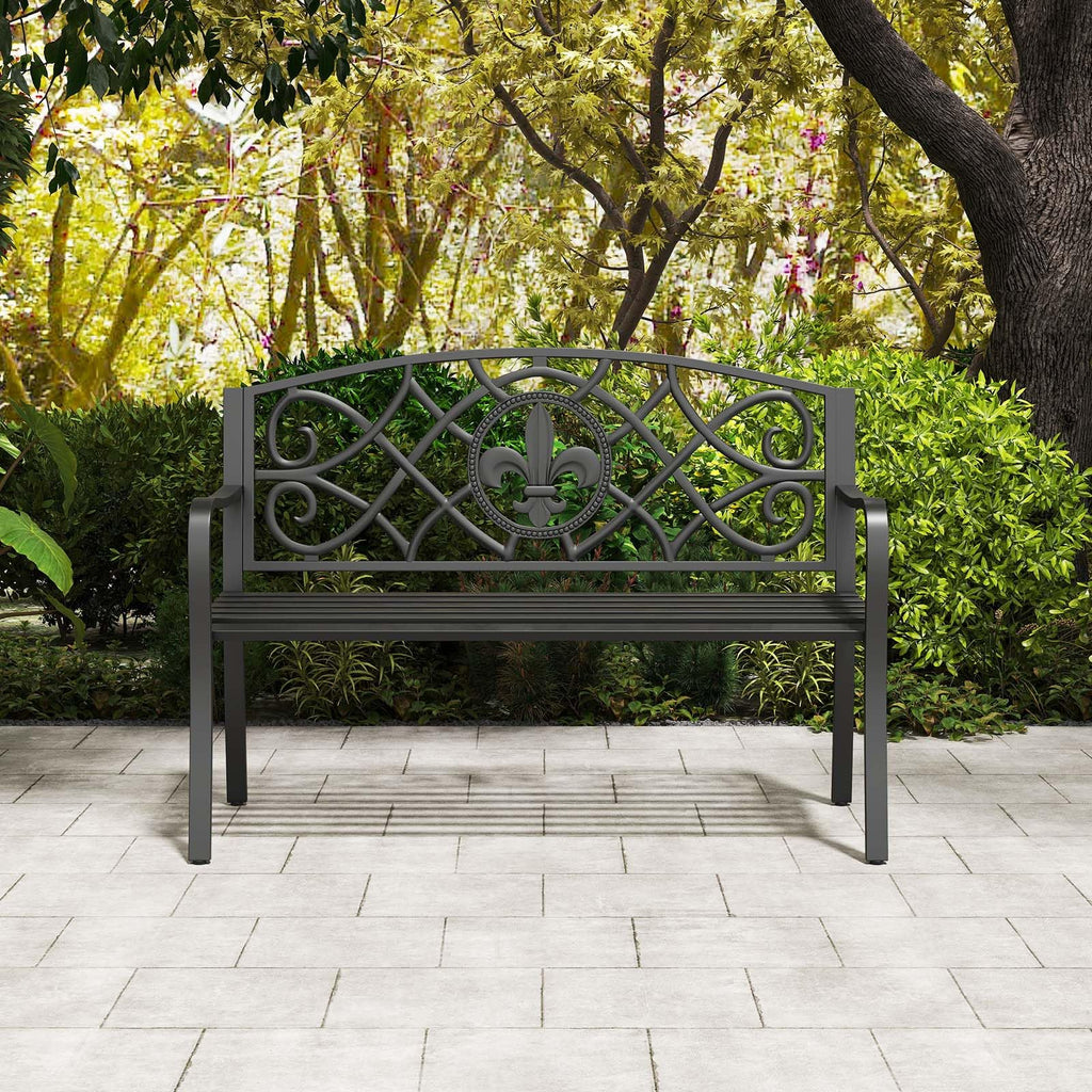 Metal Outdoor Bench G426