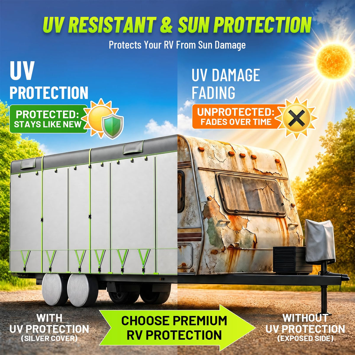 22-24 ft Travel Trailer Cover Y960223