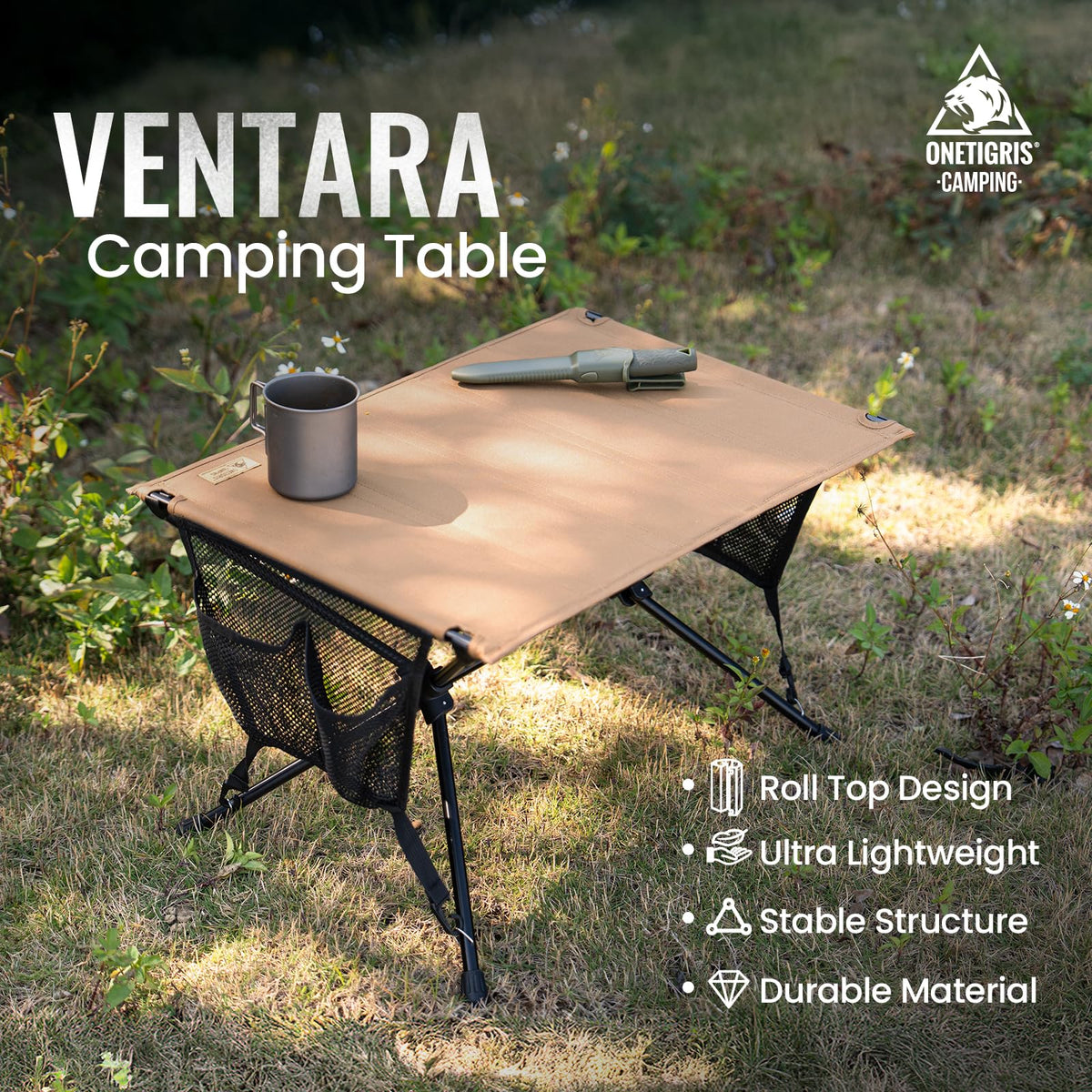 Ultralight Foldable Camping Table 2.4 lbs Y272050