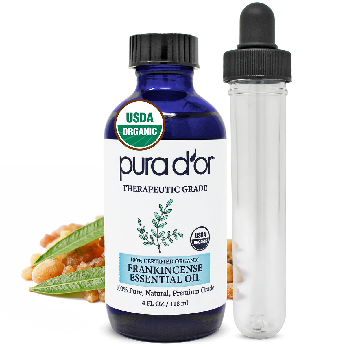 Organic Frankincense & Lavender Essential Oils 4oz W6995