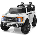 White 24V 2 Seater Kids Ride on Truck with Parent Remote Control E847883