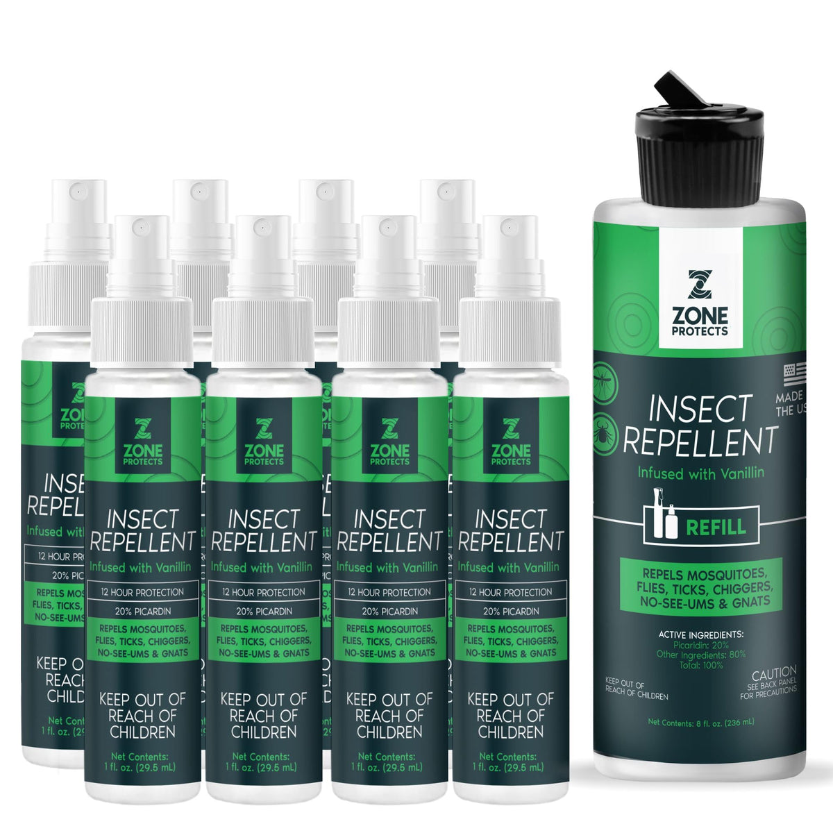 Picaridin Insect Repellent 8 oz Refill Z87638