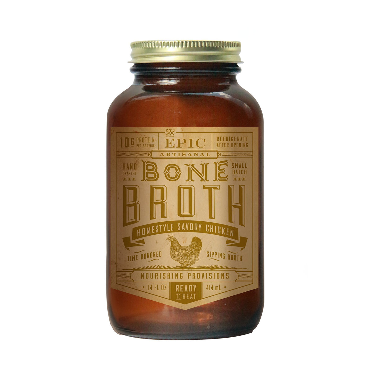 Homestyle Savory Chicken Bone Broth 14 oz. 3 Pack C302