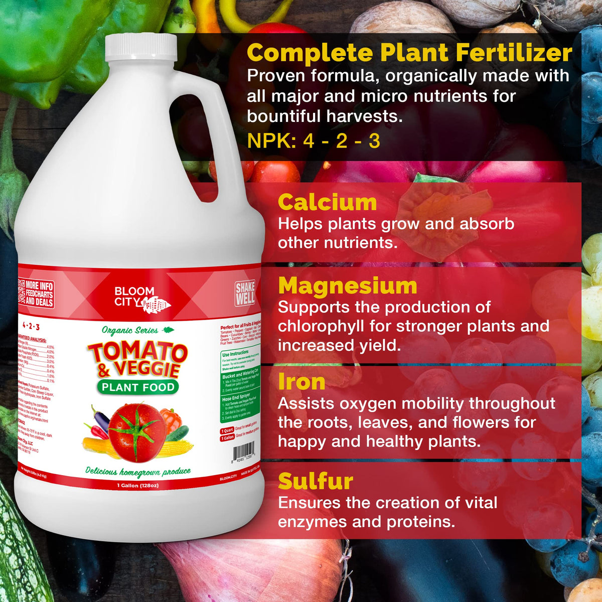 Tomato & Veggie Liquid Fertilizer 1 Gallon I49572