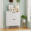 Farmhouse Shoe Storage Cabinet with Flip Drawers F527
