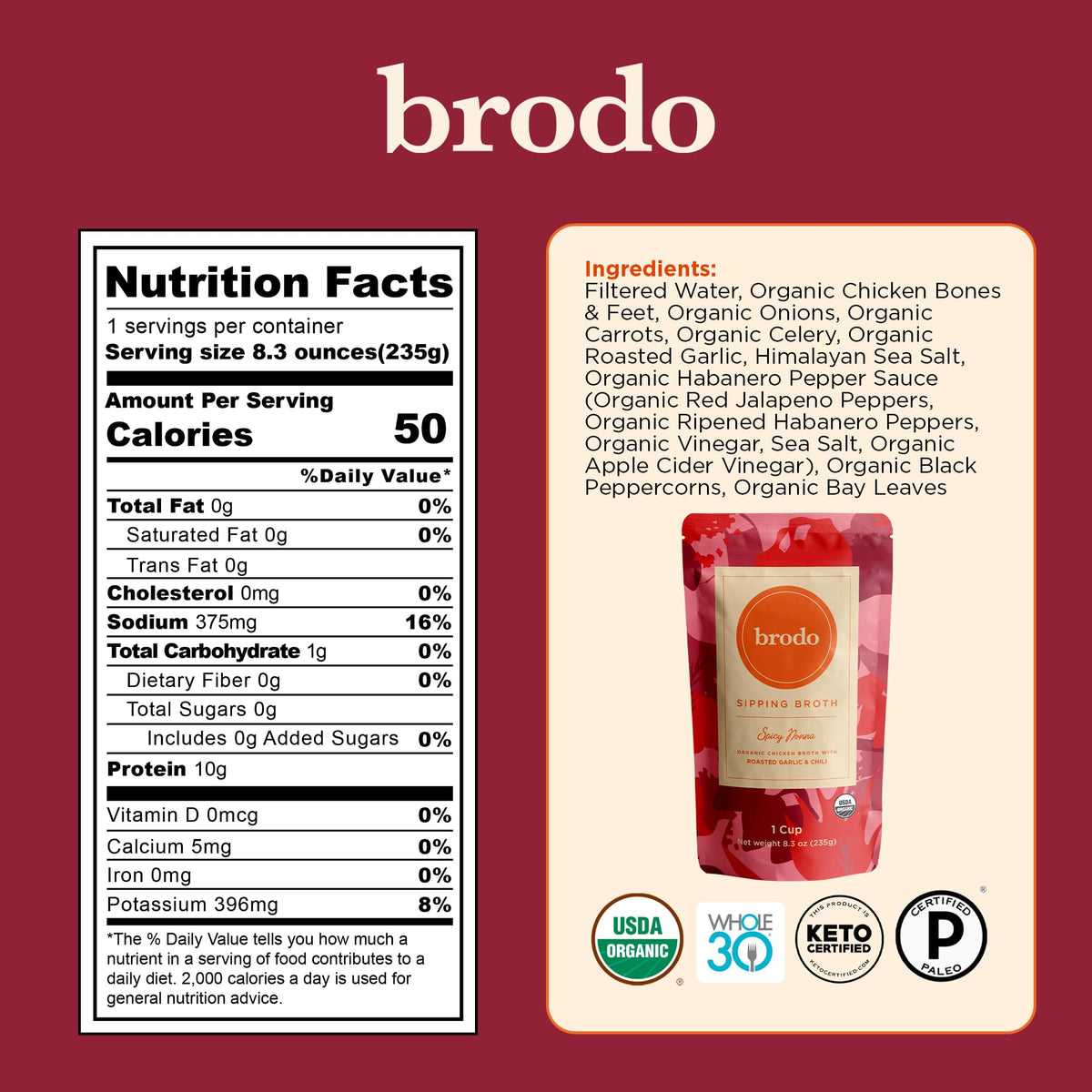 Bone Broth Variety Pack 8.3 oz Q34950