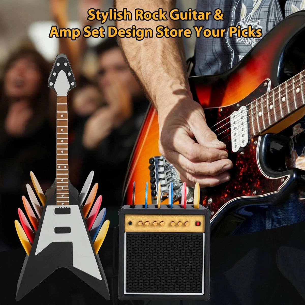 Guitar Picks Holder Box Set B14677