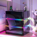 3-Drawer Nightstand with Charging Station & LED Lights R577353