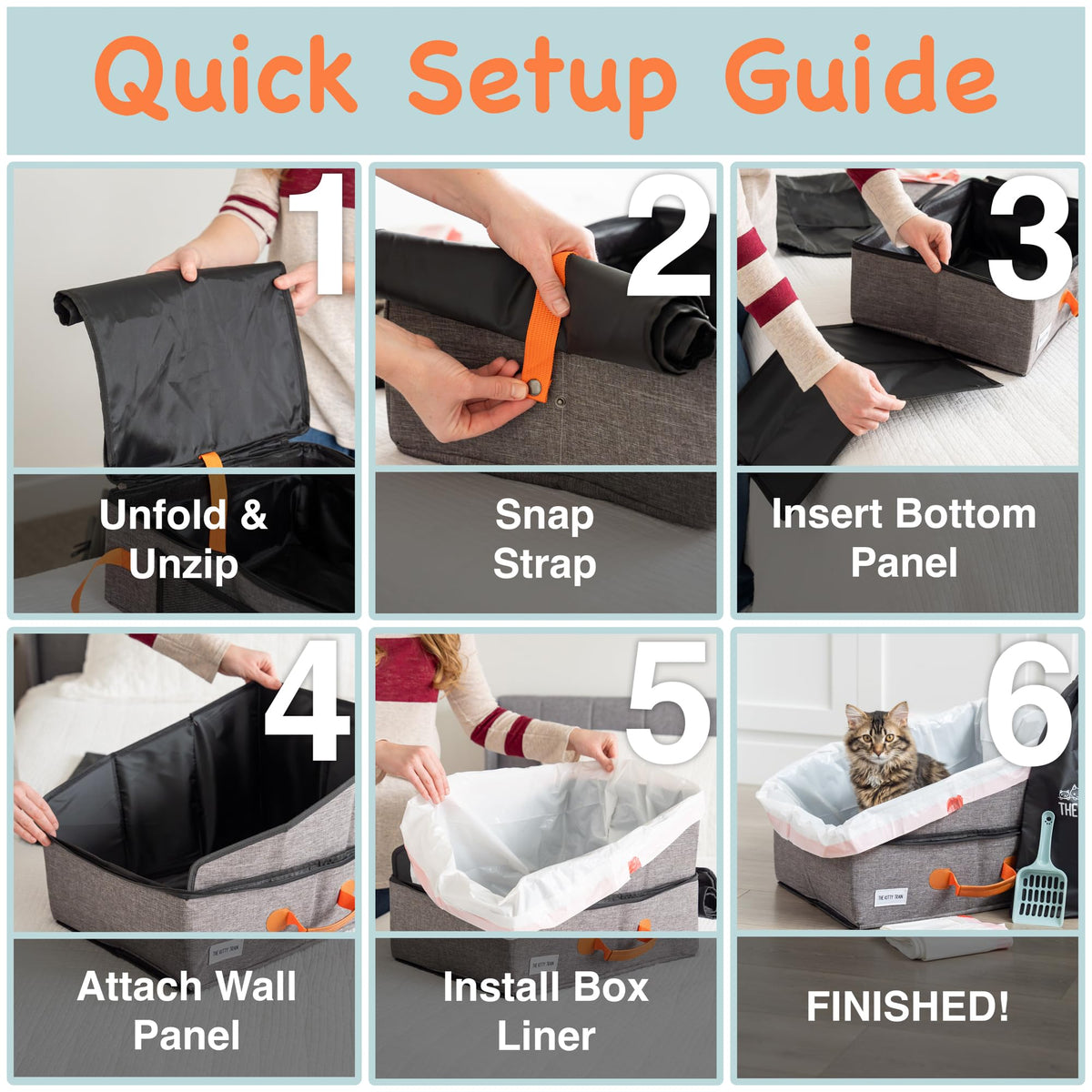 Travel Litter Box for Cats C994