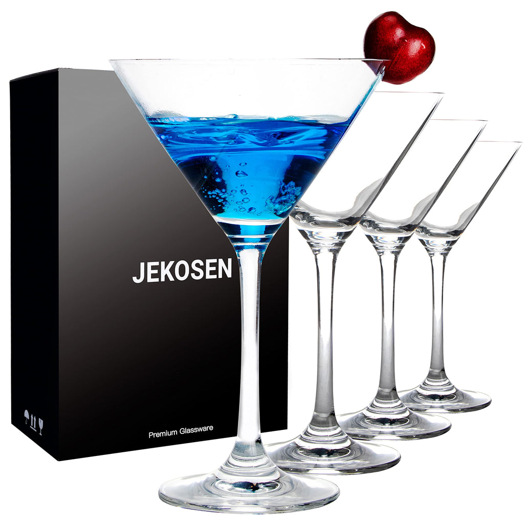 Clear 9 Ounce Set of 4 Martini Cocktail Glasses E343857