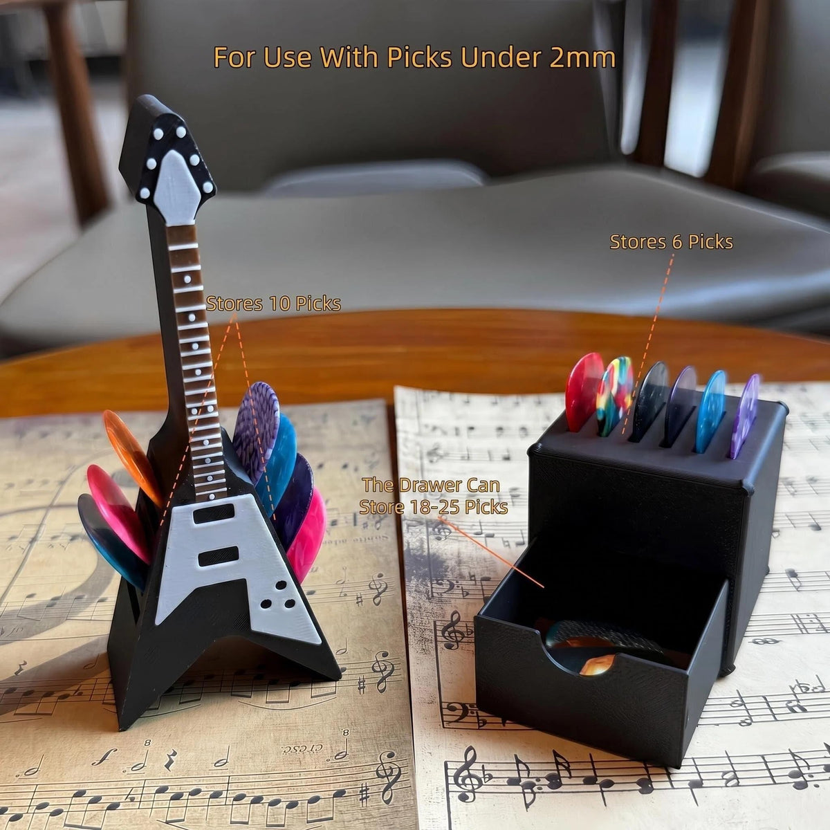 Guitar Picks Holder Box Set B14677