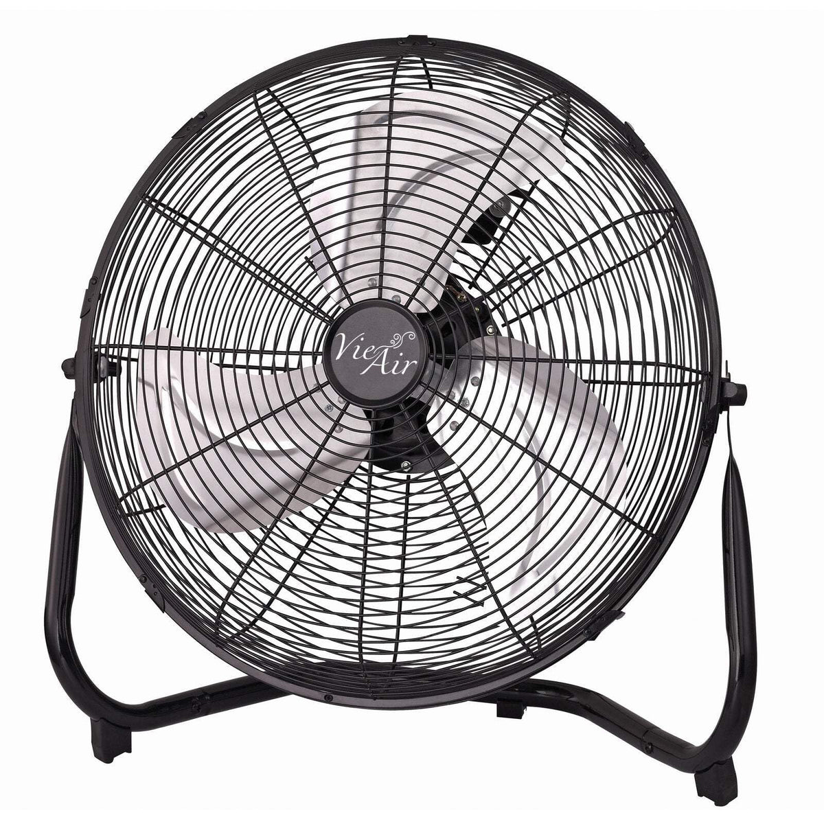 Black 3 Speed Metal Floor Fan T3633