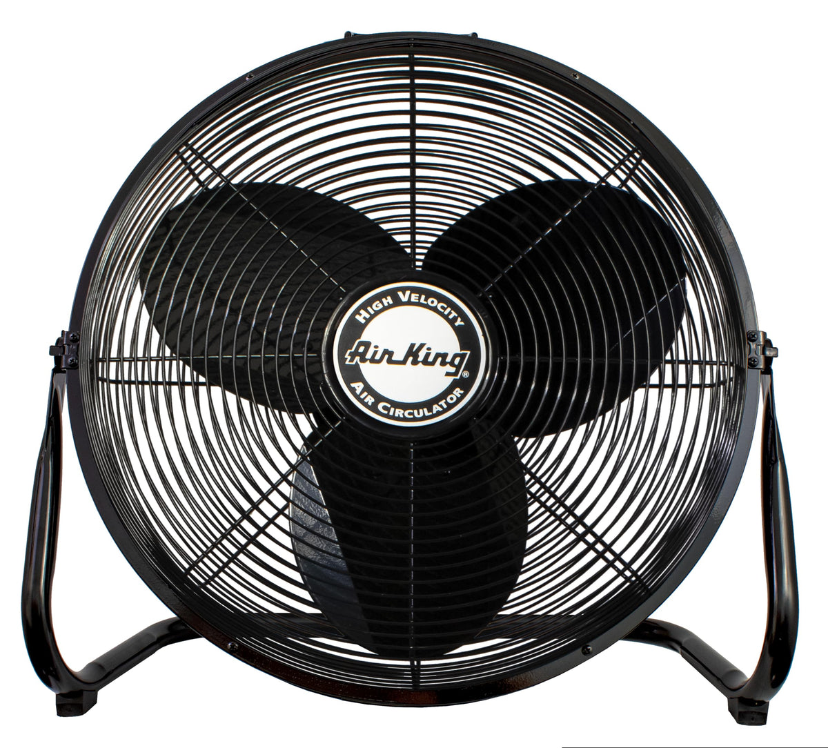 20-Inch High Velocity Pivoting Floor Fan, Black T87018
