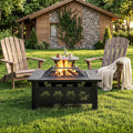 32 Inch Metal Outdoor Fire Pit J541294