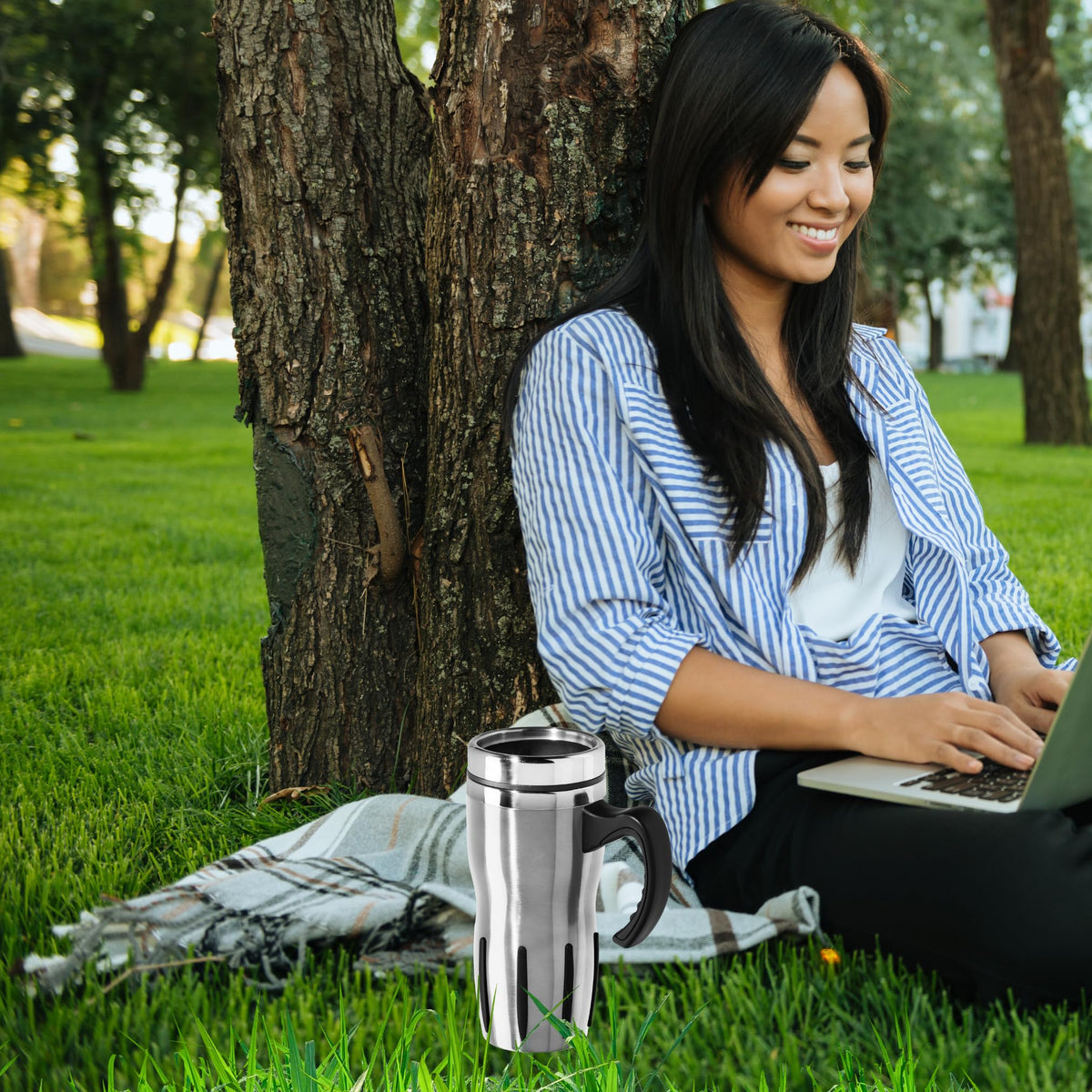 Stainless Steel Thermal Travel Mug 16oz S4254