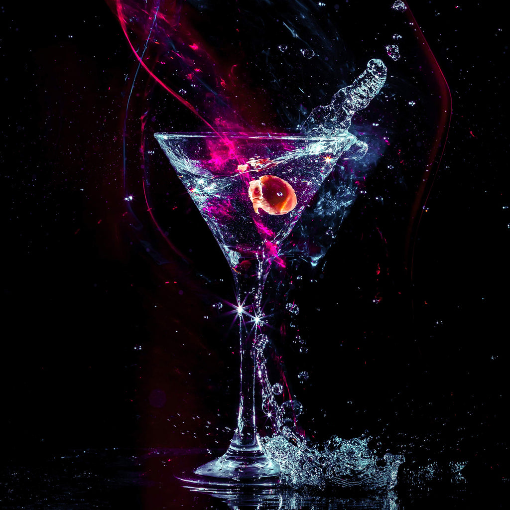 Clear 9 Ounce Set of 4 Martini Cocktail Glasses E343857