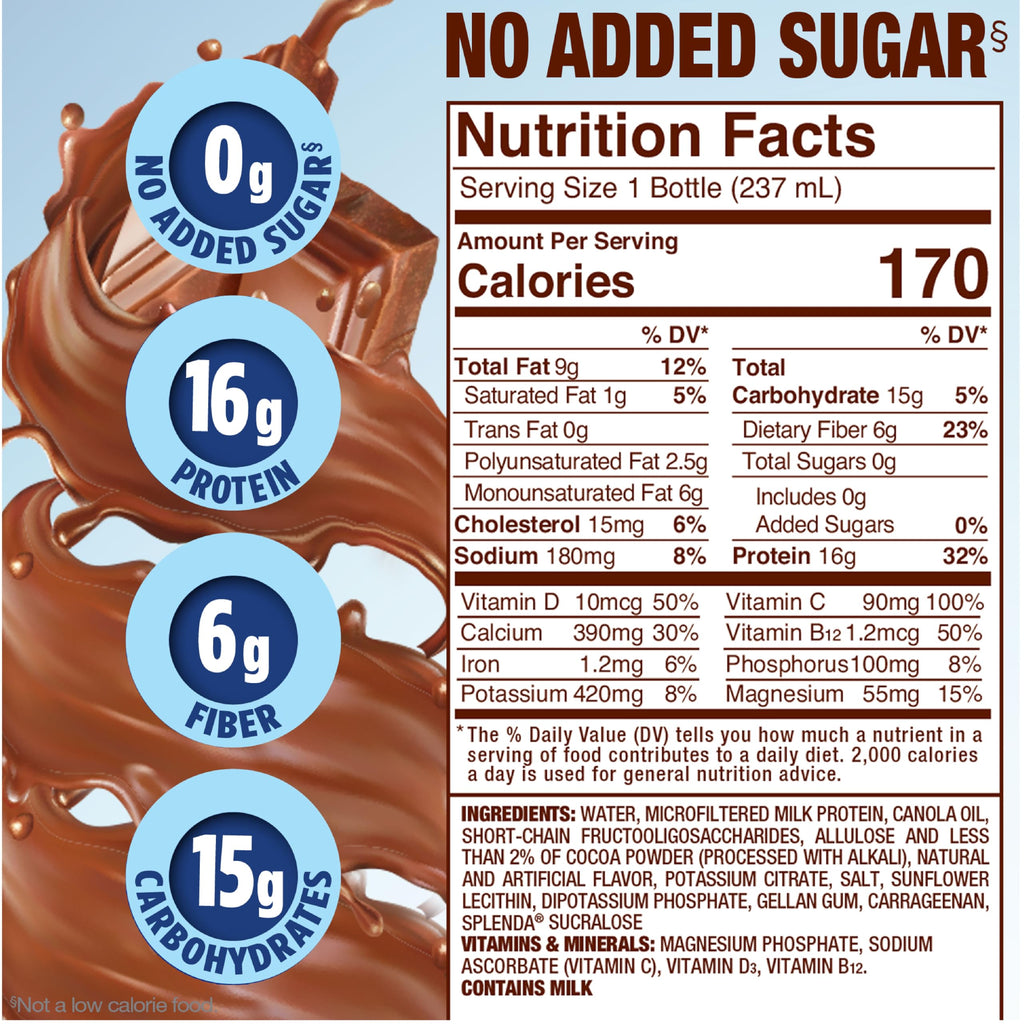 Milk Chocolate Nutrition Shakes 12 Pack L566