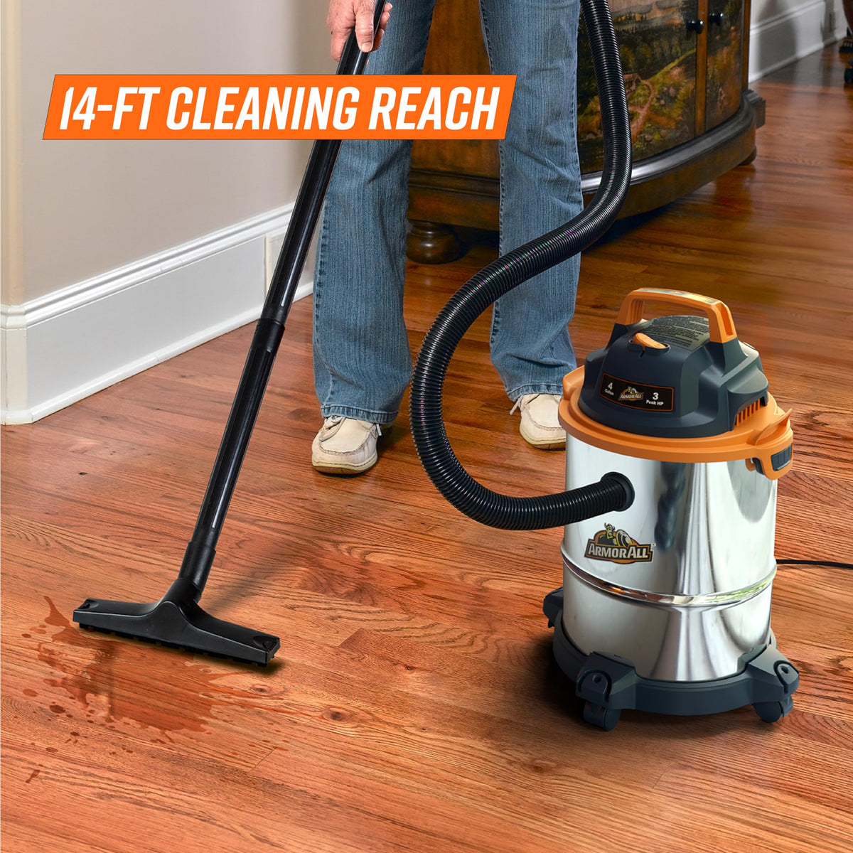 4 Gallon Stainless Steel Wet/Dry Vacuum O774846