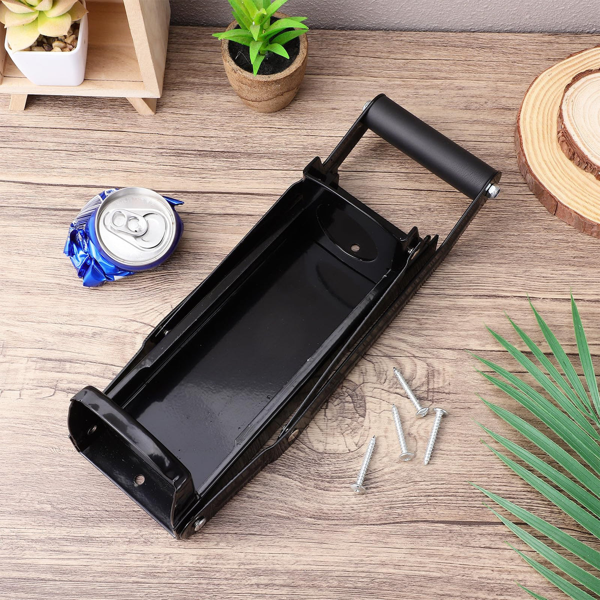 Wall Mounted Stainless Steel Can Crusher S7357