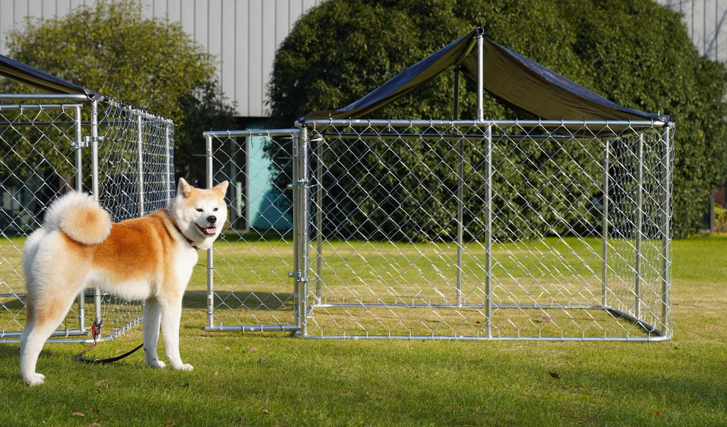 Heavy Duty Steel Mesh Dog Kennel T7678